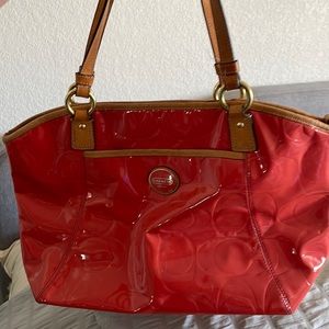 Coach orange purse